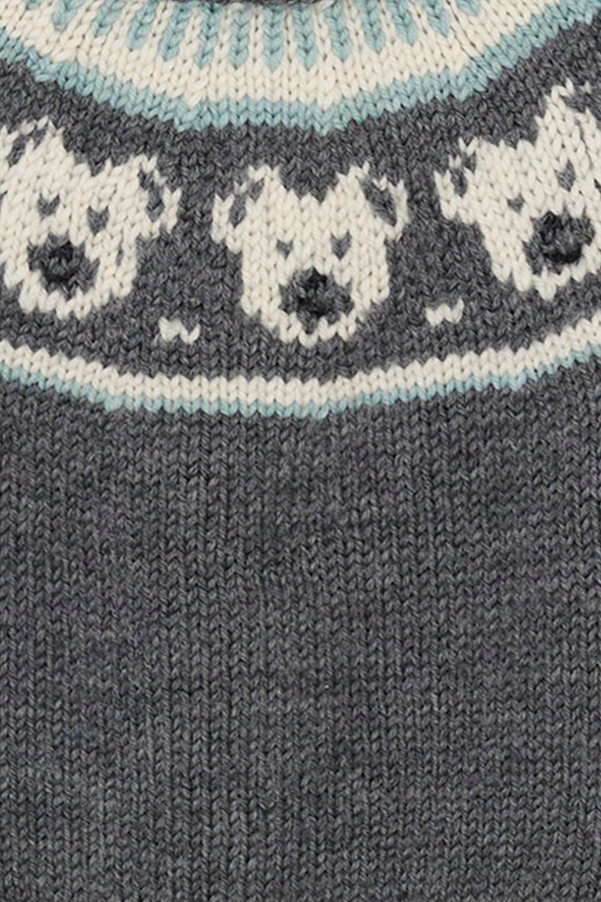 Sweater med bamsemønster