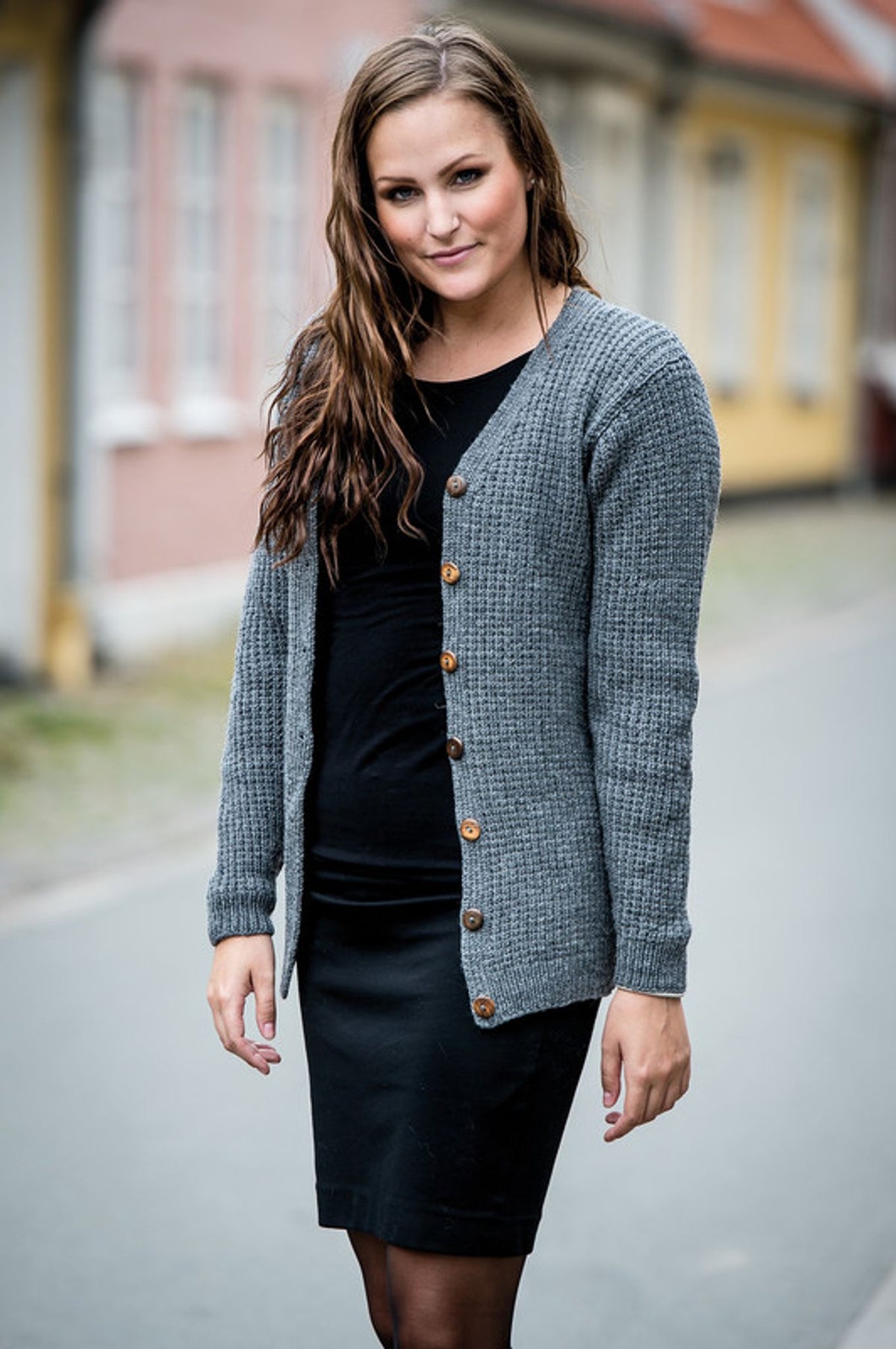 Cardigan med knapper