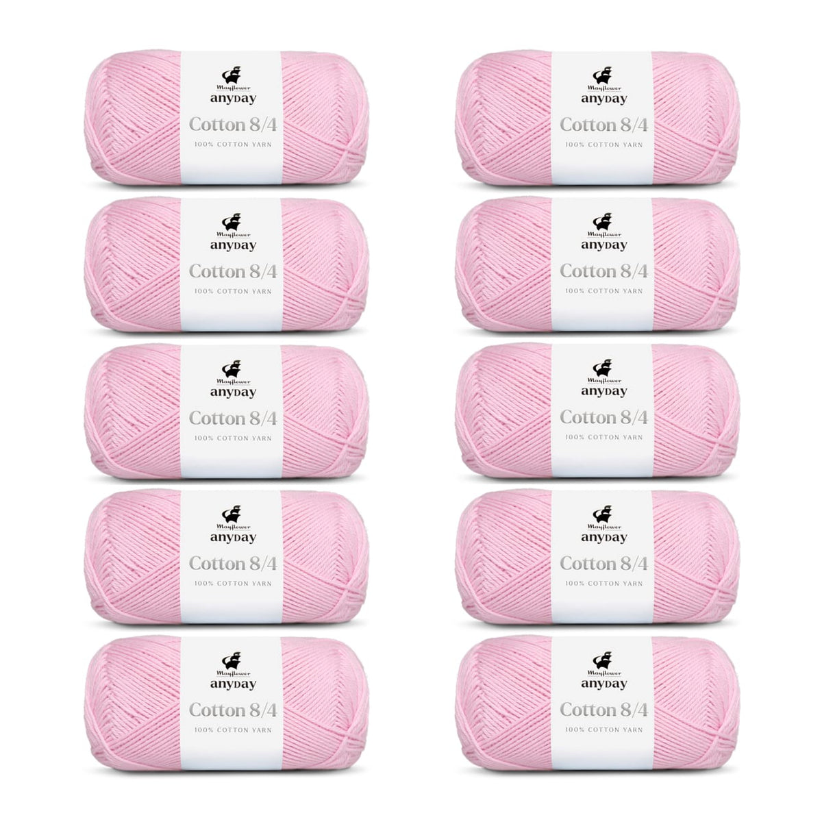 ANYDAY Cotton 8/4 10-pak