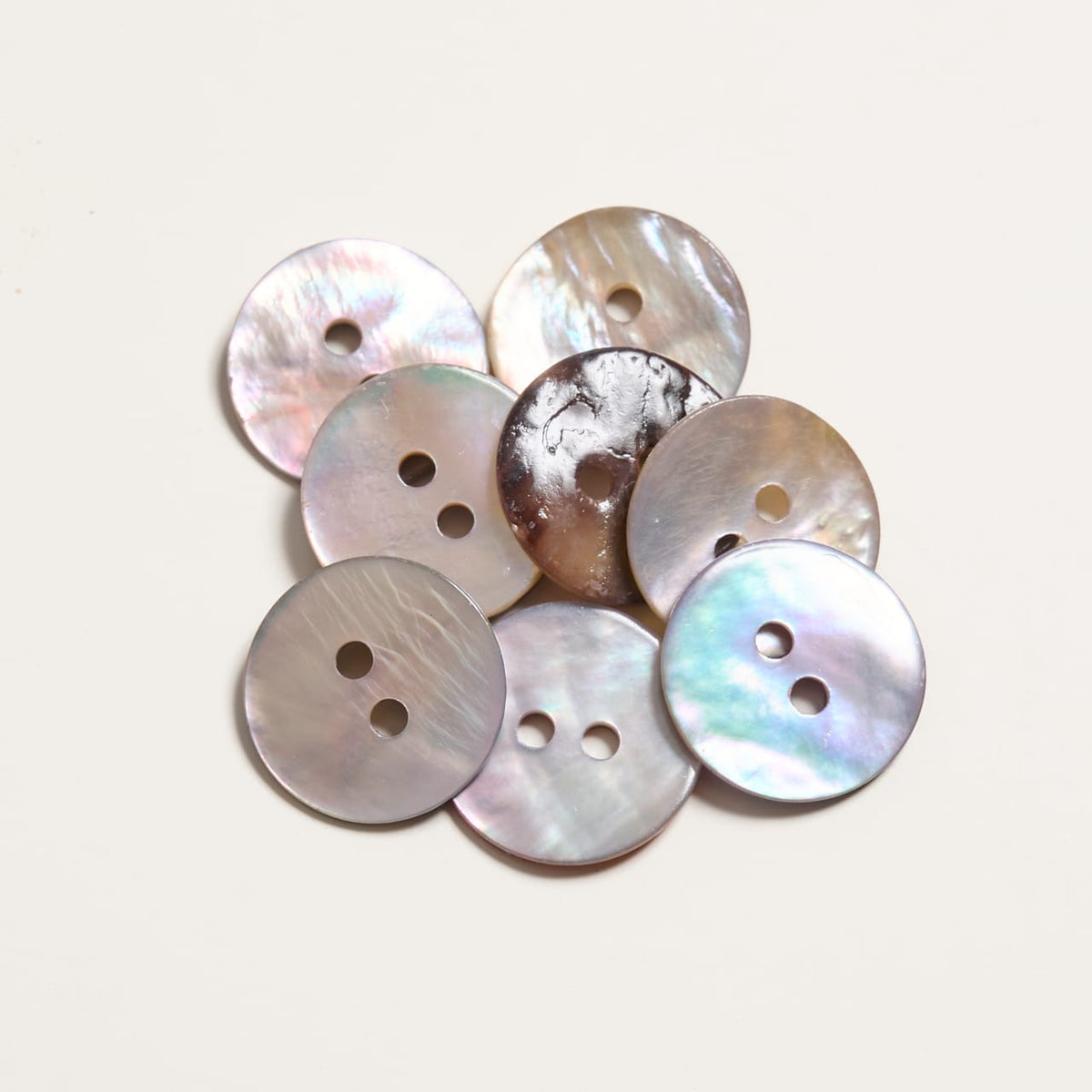 Mayflower Create Knapper - Pearl (8 stk.)