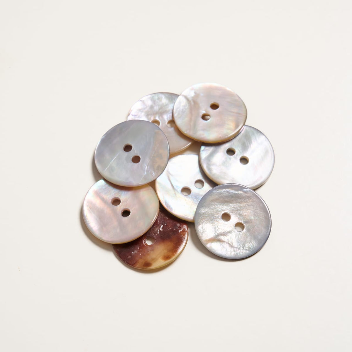 Mayflower Create Knapper - Pearl (8 stk.)
