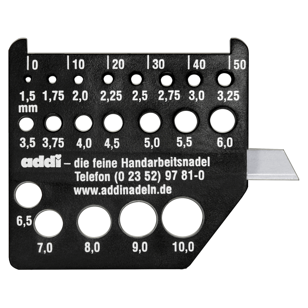 ADDI Dimension Pindemåler med Kniv Sort