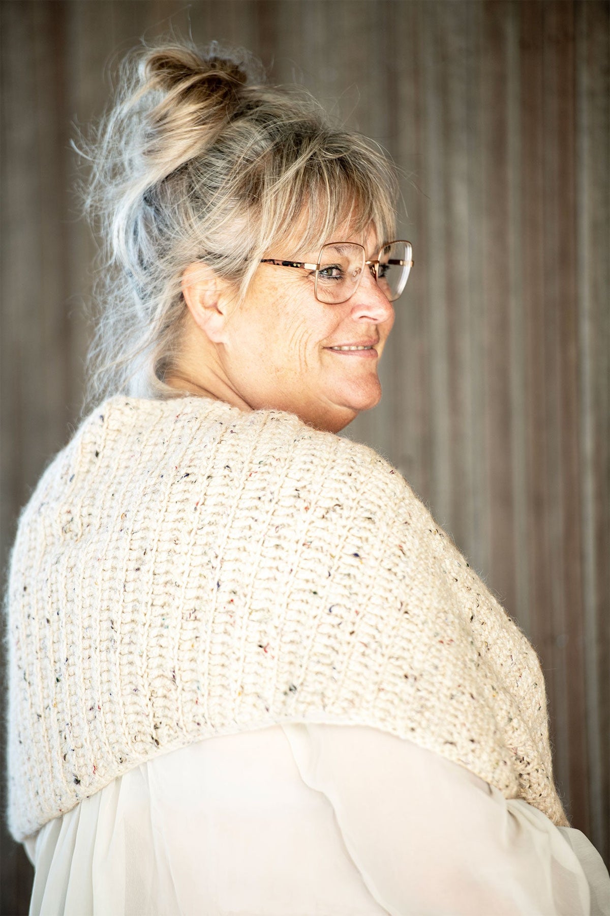 Fluffy puffy scarf