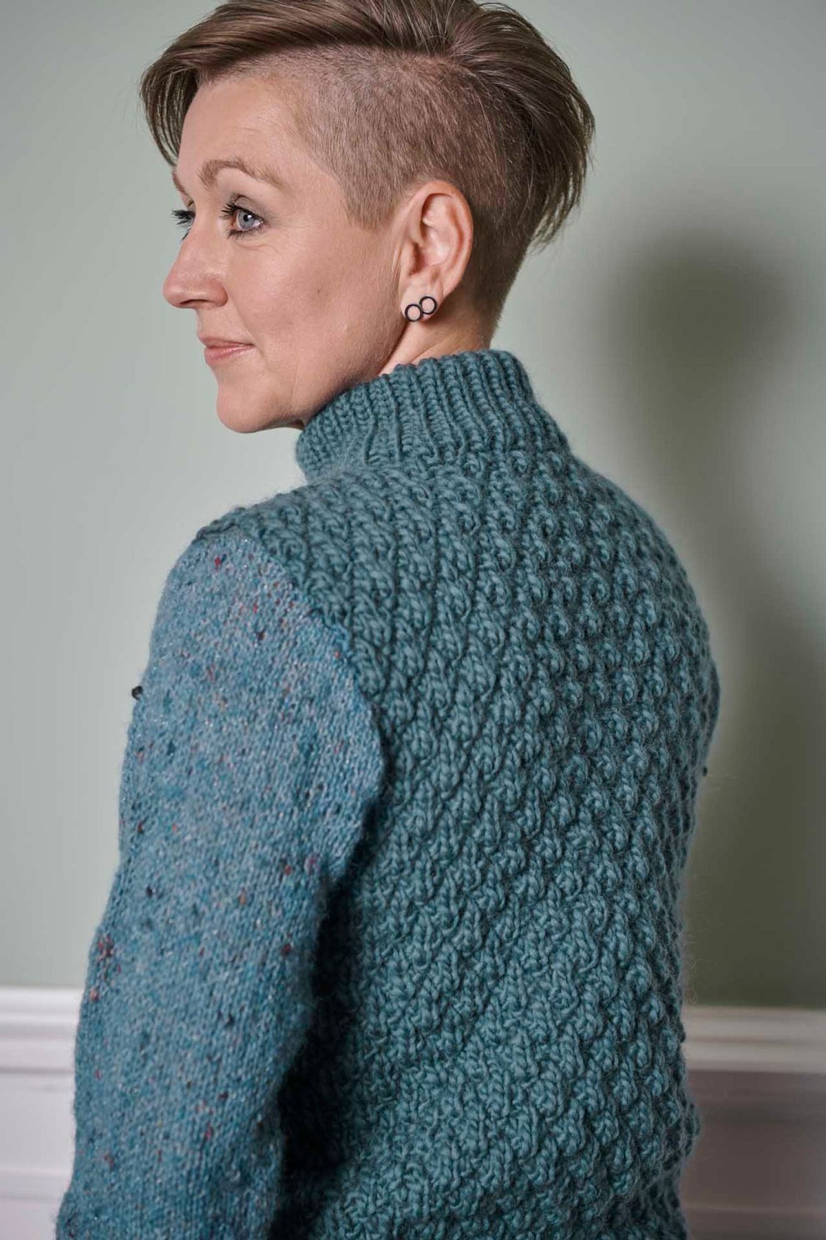 FR1 - Sweater med struktur og Casablanca ærmer