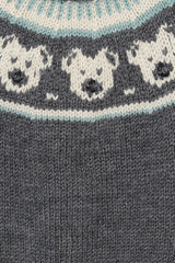 Sweater med bamsemønster