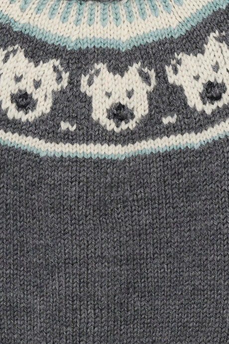 Sweater med bamsemønster