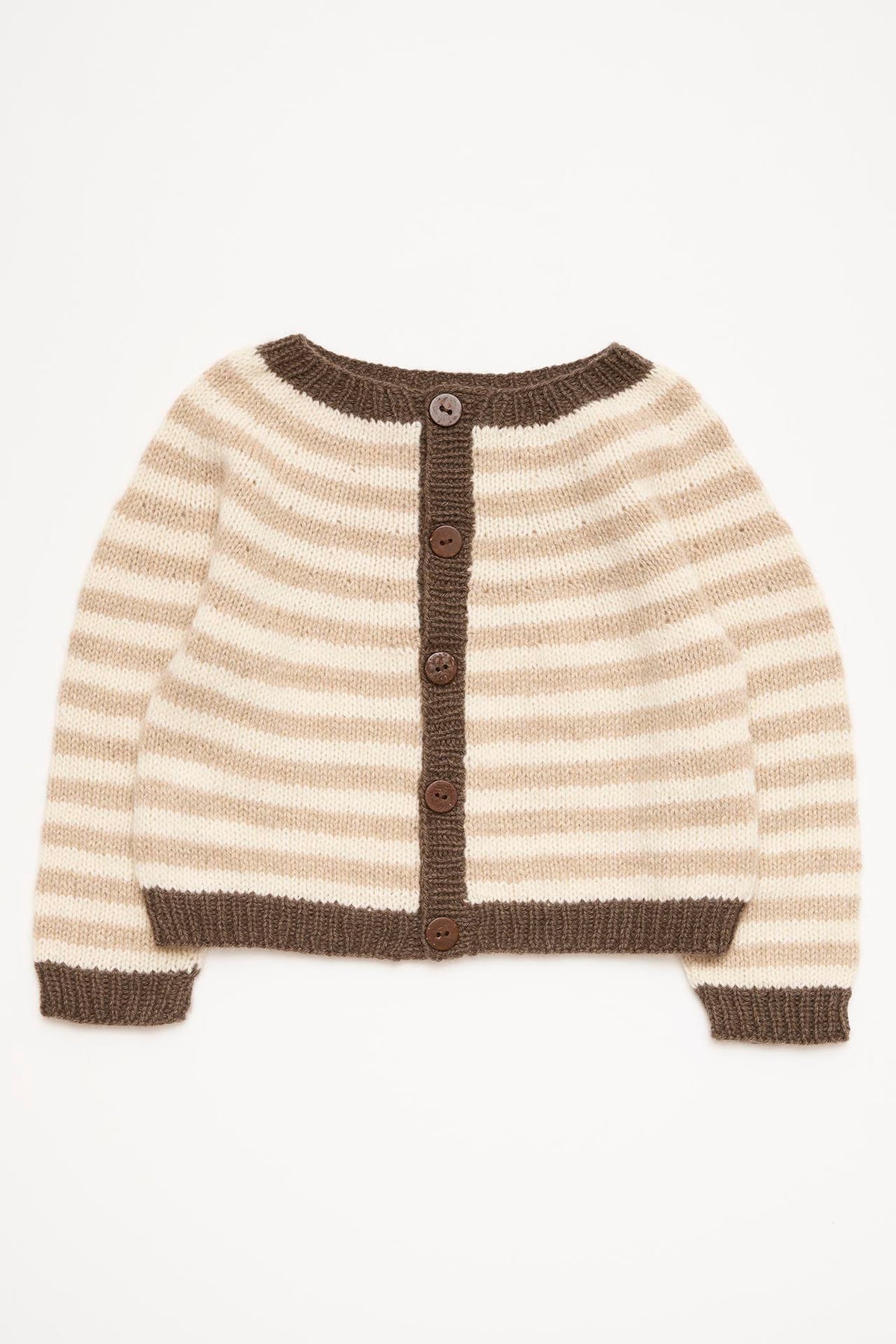 Cardigan med striber