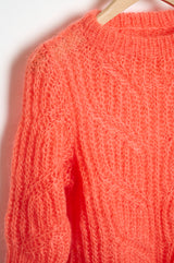 Bluse i patent med mønster