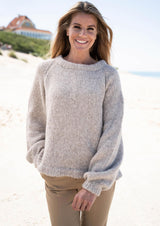 Sweater med ballonærmer