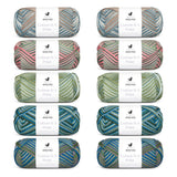 ANYDAY Cotton 8/4 Print Colorbag 10-pak