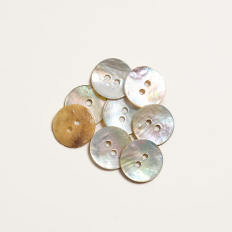 Mayflower Create Knapper - Pearl (8 stk.)