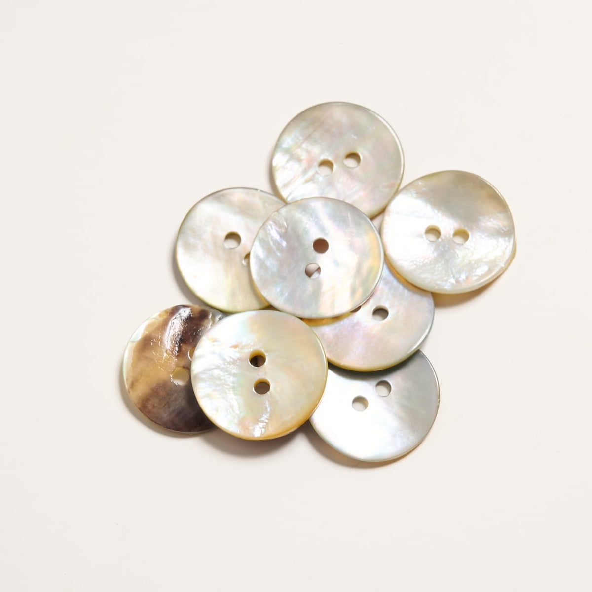 Mayflower Create Knapper - Pearl (8 stk.)
