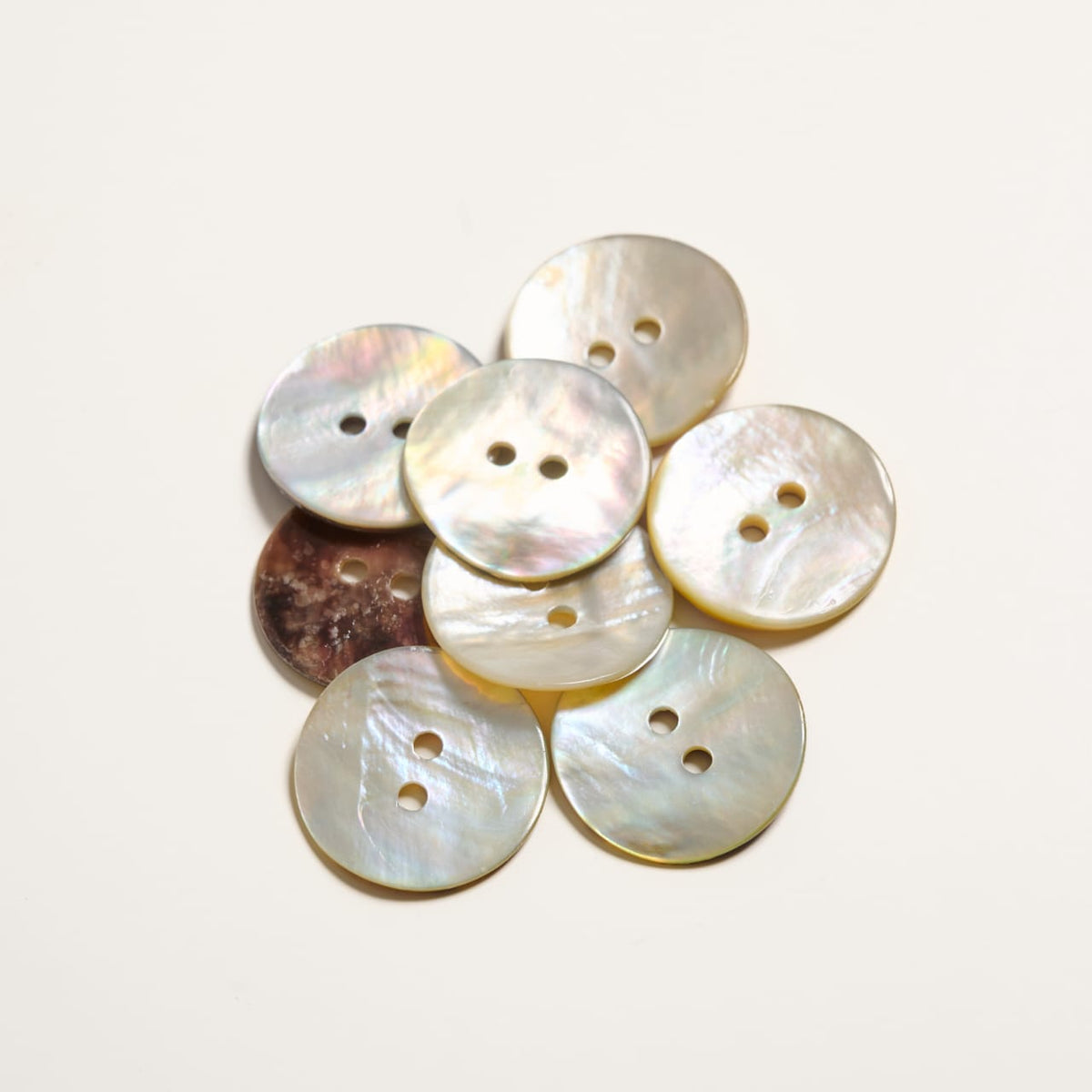 Mayflower Create Knapper - Pearl (8 stk.)