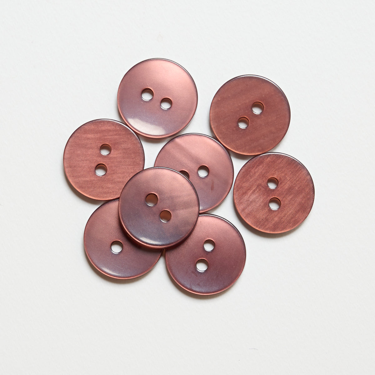 Mayflower Create Knapper - 2-Huls Transpla 14-23MM - Transparent Rosa