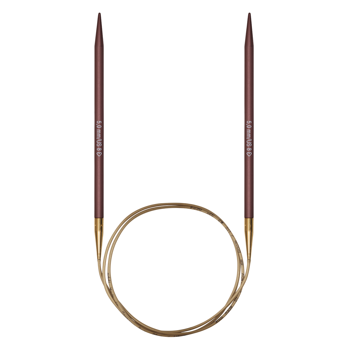 ADDI Mystic Lace Rundpind Aluminium 2.00-8.00 mm 60-80 cm