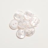 Mayflower Create Knapper - 2-Huls Med Blomst (8 stk.)