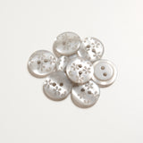 Mayflower Create Knapper - 2-Huls Med Blomst (8 stk.)