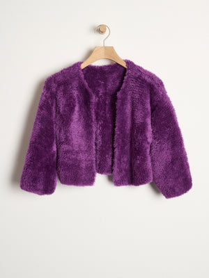 Jakke i Fake Fur Opskrift