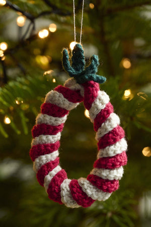 Hæklet julekrans Opskrift