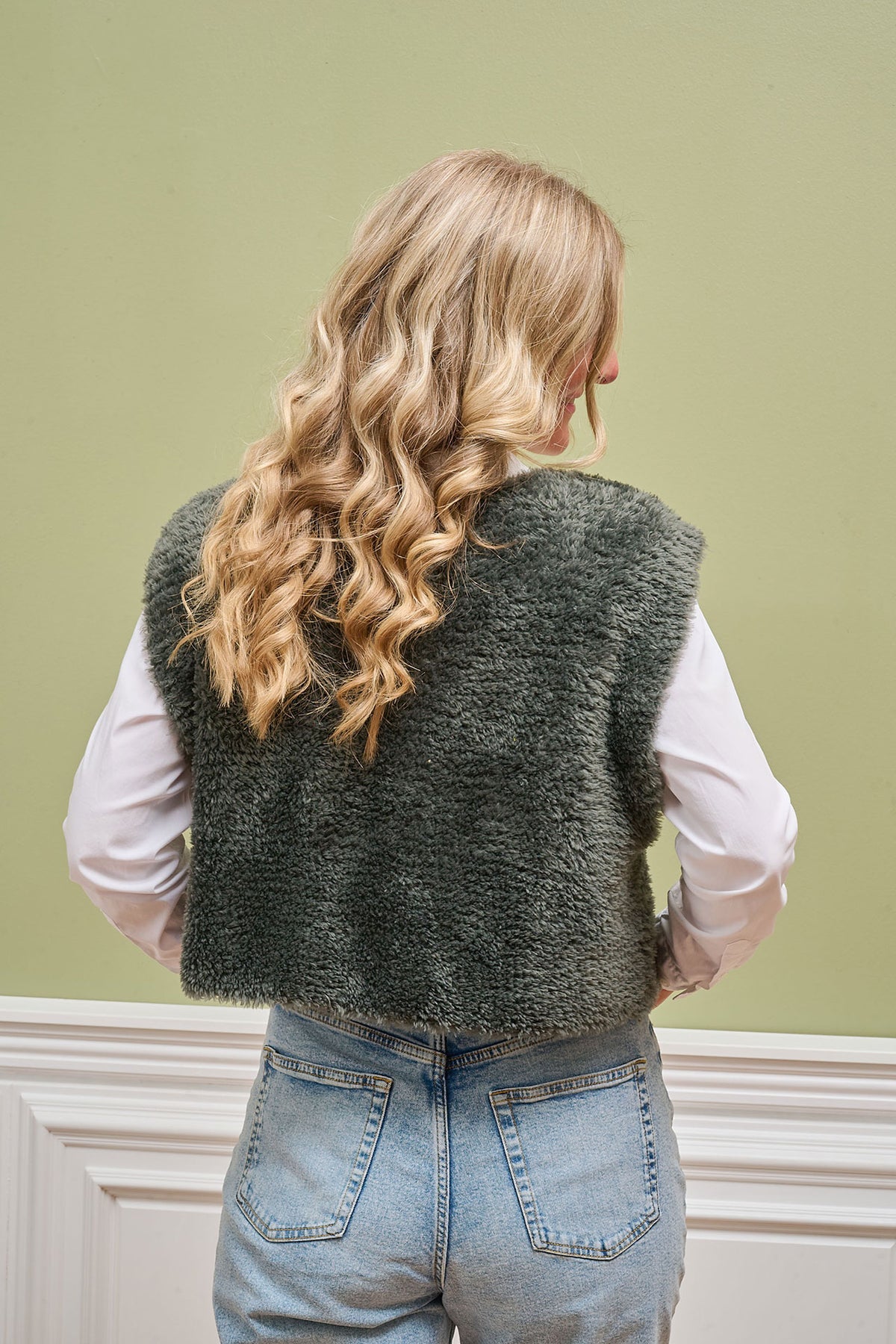 Vest i Fake Fur