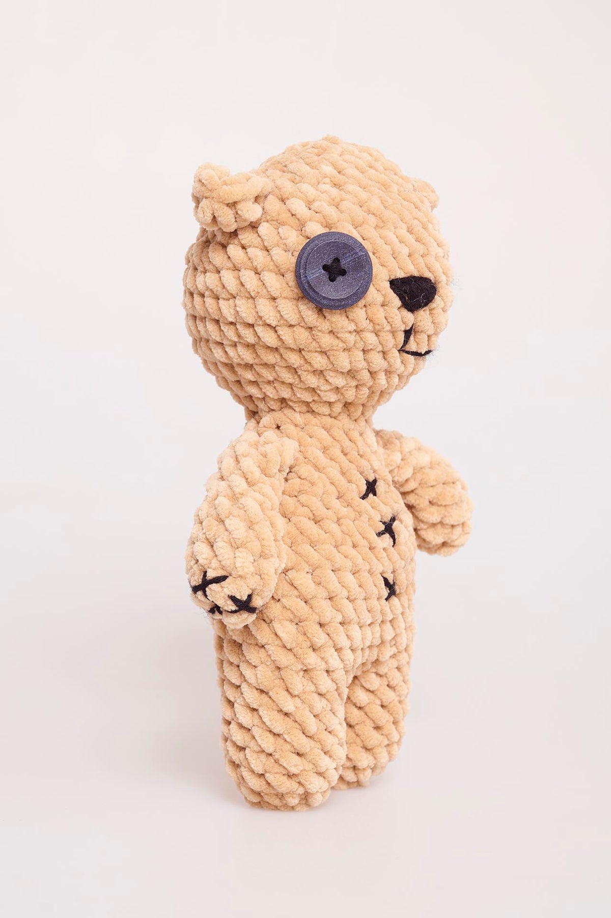 Halloween teddy - opskrift