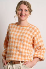 Gingham sweater