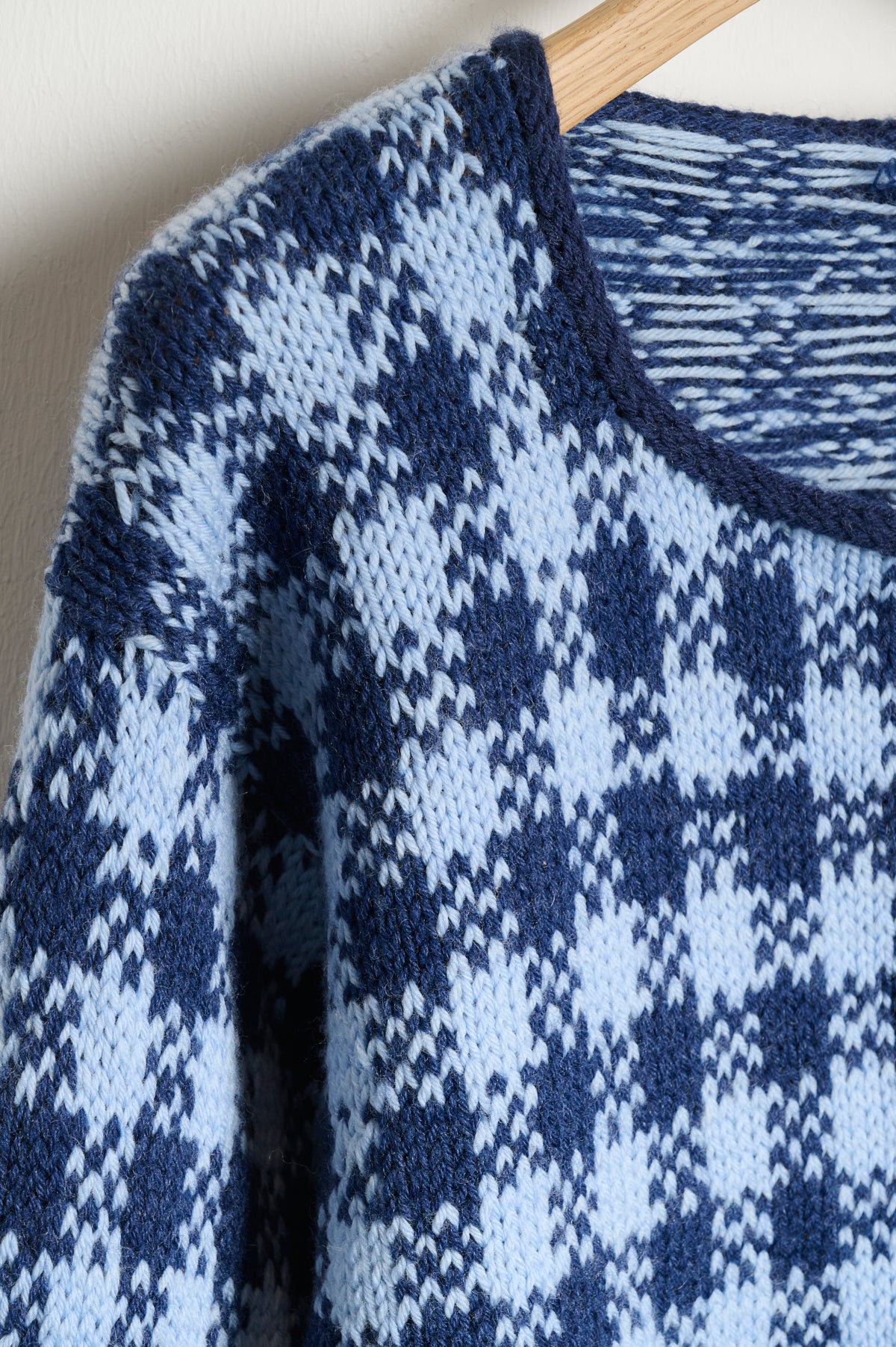 Gingham sweater