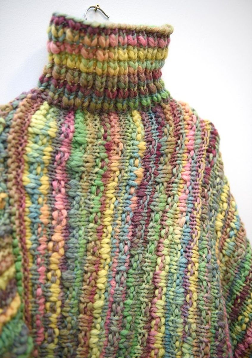 Easy Knit Poncho