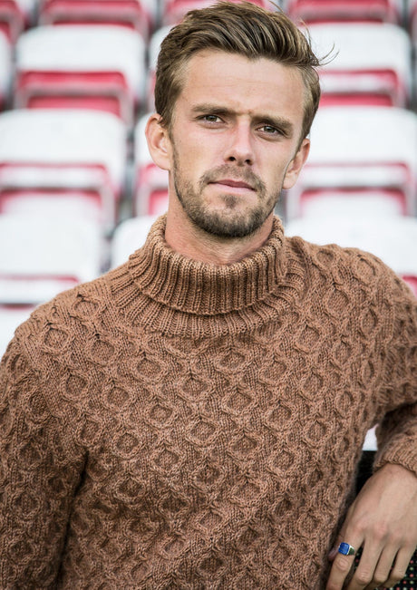 Herresweater med snoninger