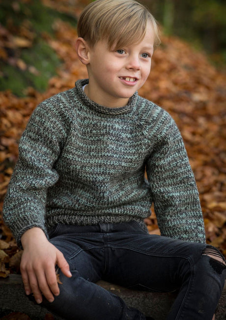 Raglansweater junior - Easy Care Style opskrift