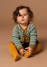 Cardigan med striber